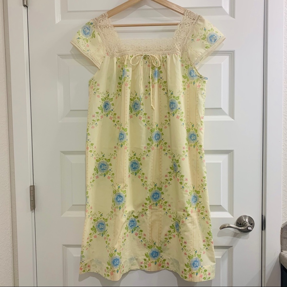 Barbizon Vintage Floral Nightie Nightgown